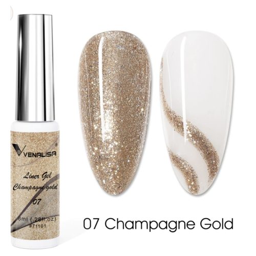 Venalisa Liner gél 8ml Nr.07. (Champagne gold) 