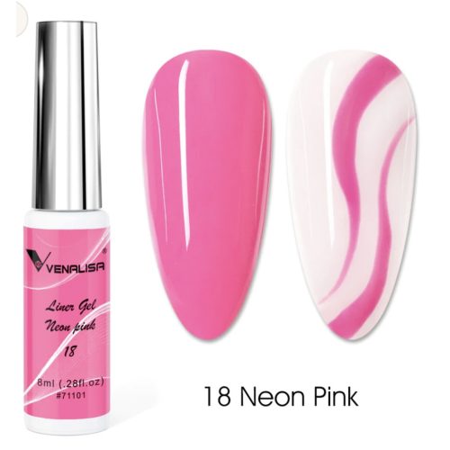 Venalisa Liner gél 8ml Nr.18. (Neon pink) 