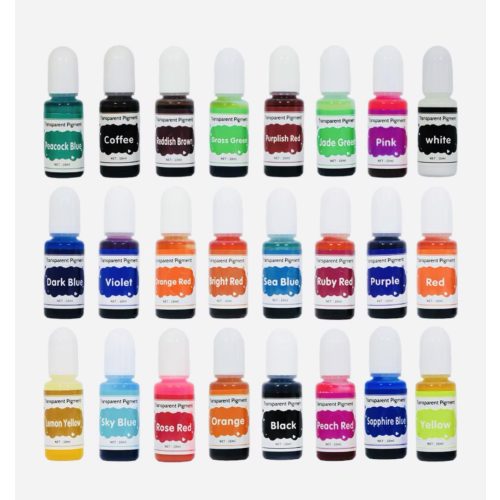 Clear pigment 10ml, 24 szin 